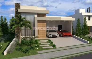 Imagem: A casa em condomínio possui 3 Dormitórios, 4 Banheiros, 4