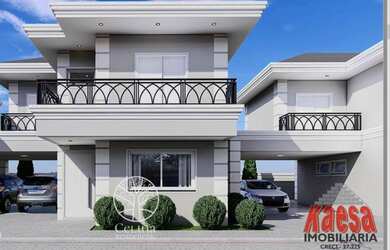 Imagem: A casa em condomínio possui 3 Dormitórios, 2 Banheiros, 2