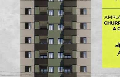 Imagem: O apartamento possui 1 Dormitório, 1 Banheiro, 1 Vaga na garagem