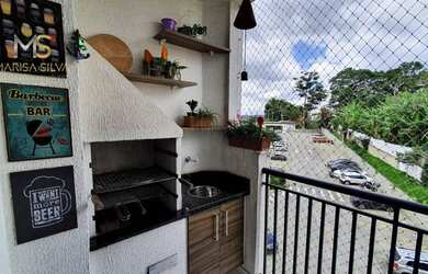 Imagem: O apartamento possui 2 Dormitórios, 1 Banheiro, 2 Vagas na