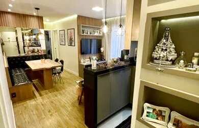 Imagem: O apartamento possui 2 Dormitórios, 2 Banheiros, 1 Vaga na