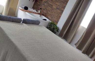 Imagem 4: Pé na areia com Lazer completo e privativo Praia Guarujá Perequê