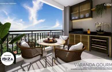 Imagem: O apartamento possui 2 Dormitórios, 2 Banheiros, 1 Vaga na