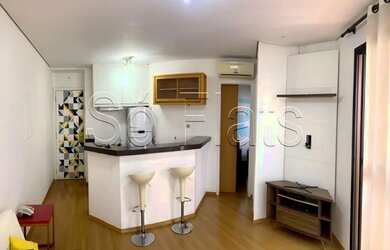 Imagem: O studio possui 1 Dormitório, 1 Banheiro, 1 Vaga na garagem