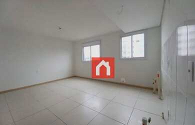 Imagem: O studio possui 1 Dormitório, 1 Banheiro, 39m² de Área e