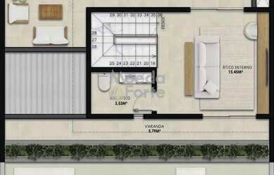 Imagem 11: SOBRADO EM SANTA FELICIDADE - CONDOMINIO FECHADO. LANÇAMENTO