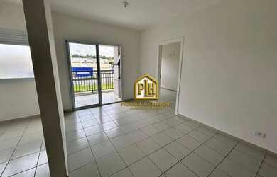 Imagem: O apartamento possui 1 Dormitório, 1 Banheiro, 1 Vaga na garagem