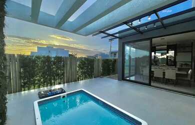 Imagem 14: Casa térrea mobiliada e decorada com piscina no Capão Ilhas Resort