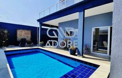 Imagem: A casa em condomínio possui 3 Dormitórios, 4 Banheiros, 4