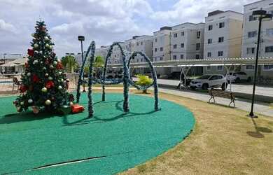 Imagem: O apartamento possui 2 Dormitórios, 1 Banheiro, 1 Vaga na garagem