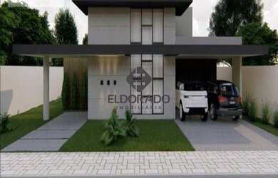 Imagem: A casa em condomínio possui 3 Dormitórios, 3 Banheiros, 4