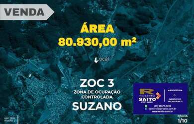 Imagem: O terreno possui 80.930m² de Área e está localizado em Jardim
