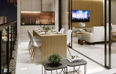 Imagem: O apartamento possui 3 Dormitórios, 3 Banheiros, 2 Vagas na