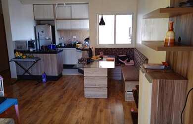 Imagem: O apartamento na cobertura possui 3 Dormitórios, 1 Banheiro