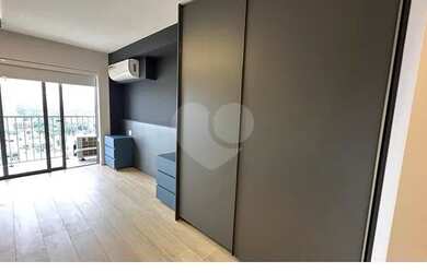 Imagem 2: Studio Pinheiros. Piscina, Imóvel mobiliado, Ar-condicionadoe27m² de...