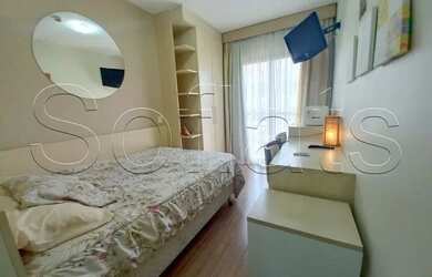 Imagem: O studio possui 1 Dormitório, 1 Banheiro, 1 Vaga na garagem