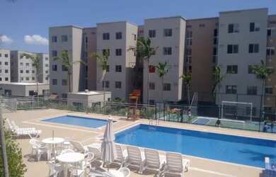 Imagem: O apartamento possui 2 Dormitórios, 1 Banheiro, 1 Vaga na garagem