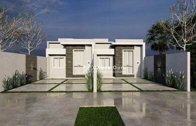 Imagem: A casa possui 2 Dormitórios, 2 Banheiros, 2 Vagas na garagem