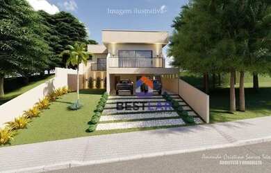 Imagem: A casa em condomínio possui 3 Dormitórios, 3 Banheiros, 5