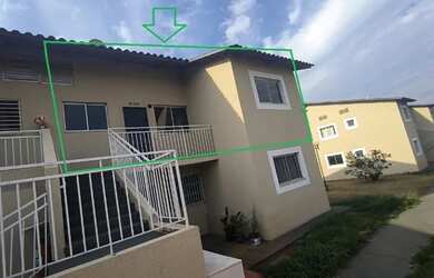 Imagem: O apartamento possui 2 Dormitórios, 1 Banheiro, 1 Vaga na garagem