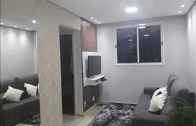 Imagem: O apartamento possui 2 Dormitórios, 1 Banheiro, 1 Vaga na garagem