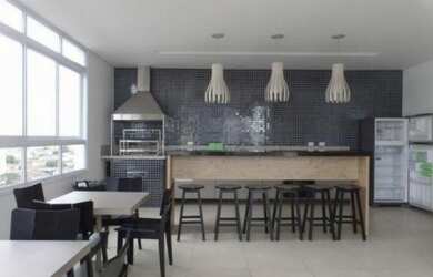 Imagem: O apartamento possui 2 Dormitórios, 1 Banheiro, 2 Vagas na