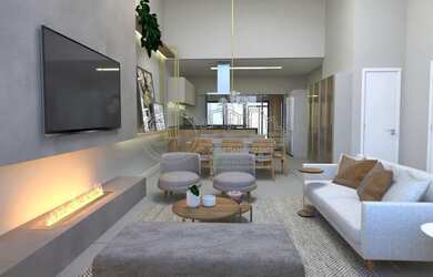 Imagem: A casa em condomínio possui 3 Dormitórios, 4 Banheiros, 4