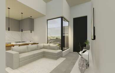 Imagem: A casa possui 2 Dormitórios, 3 Banheiros, 2 Vagas na garagem