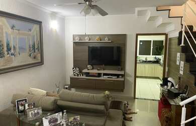 Imagem: A casa em condomínio possui 2 Dormitórios, 3 Banheiros, 2