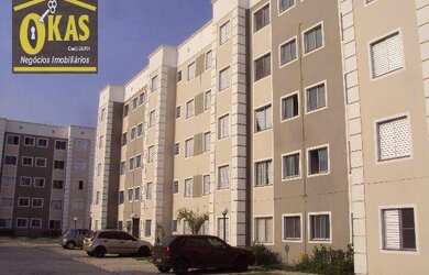 Imagem: O apartamento possui 2 Dormitórios, 1 Banheiro, 1 Vaga na garagem