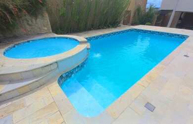 Imagem: A casa em condomínio possui 4 Dormitórios, 4 Banheiros, 3