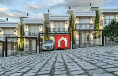 Imagem: A casa em condomínio possui 2 Dormitórios, 2 Banheiros, 94m²