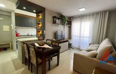 Imagem: O apartamento possui 2 Dormitórios, 1 Banheiro, 1 Vaga na garagem