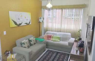 Imagem: O apartamento possui 1 Dormitório, 1 Banheiro, 1 Vaga na garagem