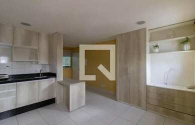 Imagem: O studio possui 1 Dormitório, 1 Banheiro, 35m² de Área e