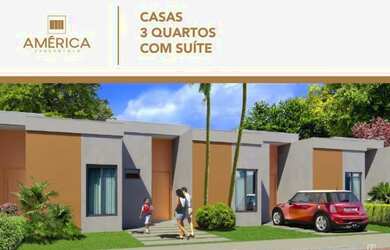 Imagem: A casa em condomínio possui 3 Dormitórios, 2 Banheiros, 1