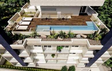 Imagem: O apartamento possui 1 Dormitório, 1 Banheiro, 1 Vaga na garagem