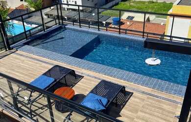 Imagem: O apartamento possui 1 Dormitório, 1 Banheiro, 1 Vaga na garagem