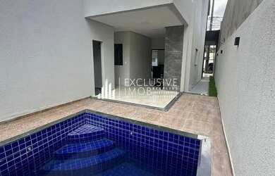 Imagem: A casa em condomínio possui 3 Dormitórios, 2 Banheiros, 1