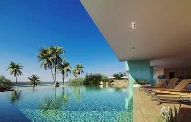 Imagem 12: More em frente ao Mar. Piscina, Churrasqueira, Ar-condicionadoe78m² de...