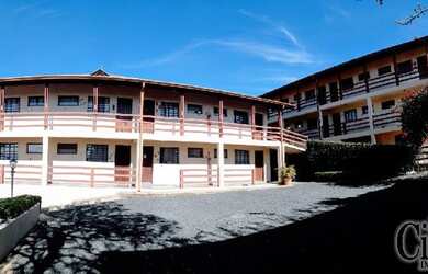 Imagem: A casa em condomínio possui 1 Dormitório, 1 Banheiro, 1 Vaga