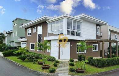 Imagem: A casa em condomínio possui 3 Dormitórios, 5 Banheiros, 4