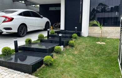 Imagem: A casa em condomínio possui 3 Dormitórios, 3 Banheiros, 4