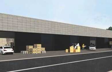 Imagem: O depósito possui 241m² de Área e está localizado em Jardim