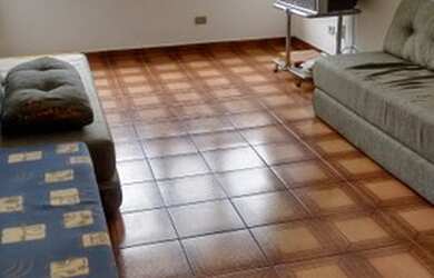 Imagem: O apartamento possui 1 Dormitório, 1 Banheiro, 1 Vaga na garagem