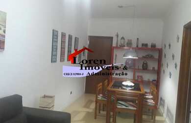 Imagem: O apartamento possui 1 Dormitório, 1 Banheiro, 1 Vaga na garagem