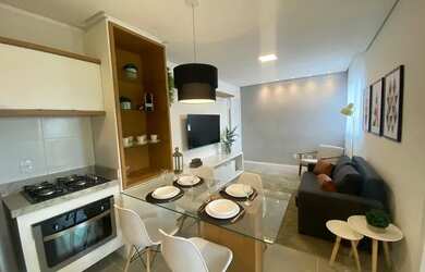 Imagem: O apartamento possui 2 Dormitórios, 1 Banheiro e 42m² de Área