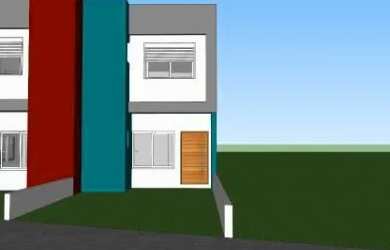 Imagem: A casa possui 3 Dormitórios, 1 Banheiro, 3 Vagas na garagem