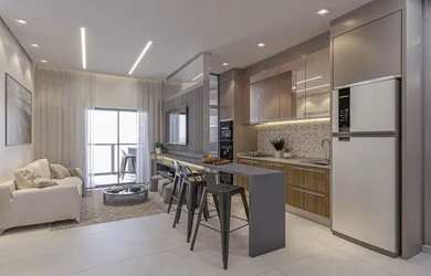 Imagem: O apartamento possui 2 Dormitórios, 2 Banheiros, 2 Vagas na