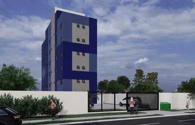 Imagem: O apartamento possui 2 Dormitórios, 1 Banheiro, 1 Vaga na garagem